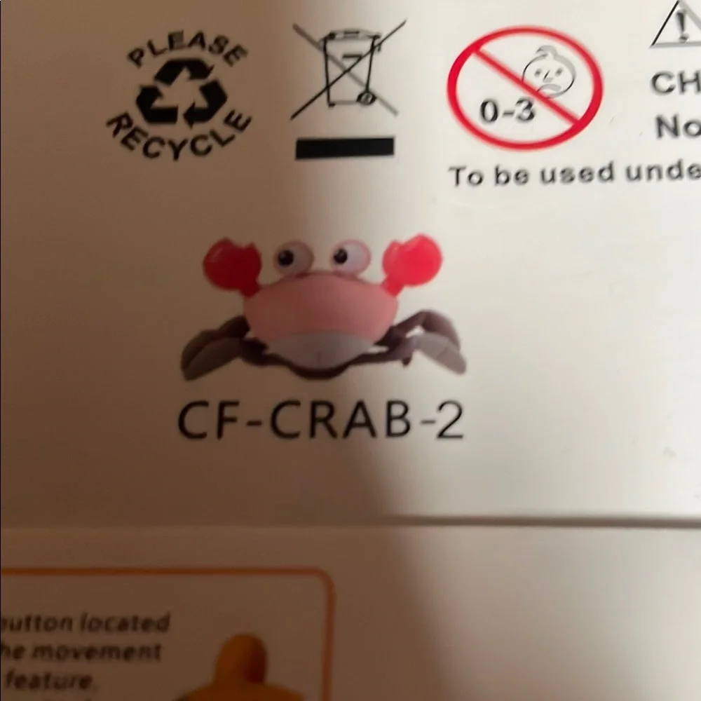 Colorful Crab Toy for Kids